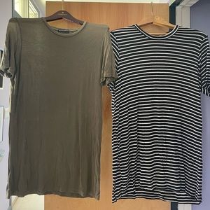 2 Brandy Melville t shirt dresses. Selling both together.